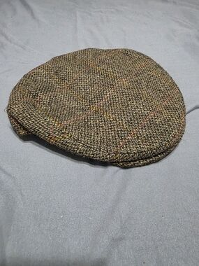 Brown Tweed Flat Cap — Men's Classic Driver Hat